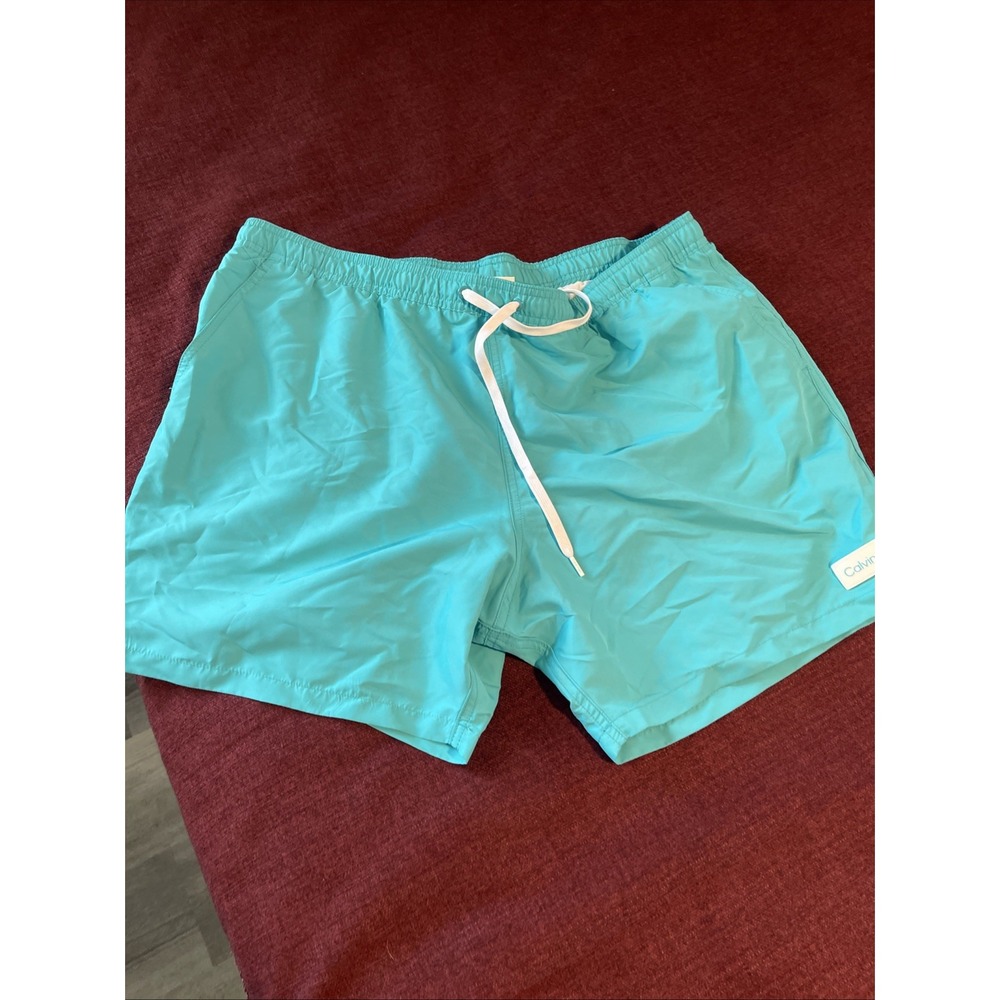 Calvin Klein Men Swim Shorts Size XXL Blue